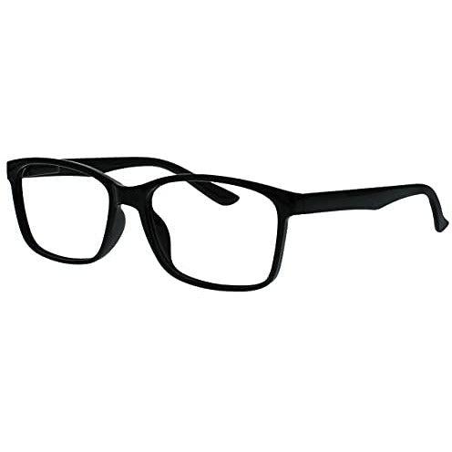 The Reading Glasses Company Black Readers Large Designer Style Mens Spring Hinges R83-1 +3.50 1