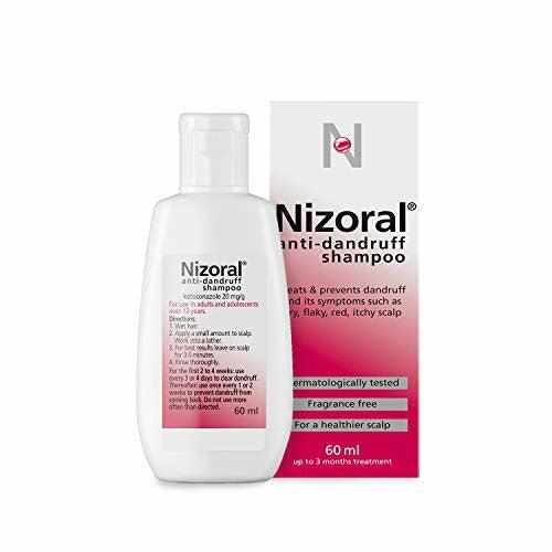 Nizoral Anti-Dandruff Shampoo, Treats And Prevents Dandruff, Suitable For Dry Flaky And Itchy Scalp - 60ml 0