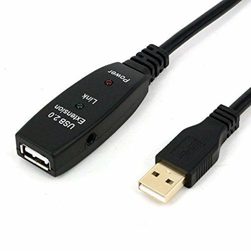 USB Extension Cable 5M,10M,15M,20M, USB2.0 Active Repeater A Male to A Female Long Cables With Signal Booster (20M) 4