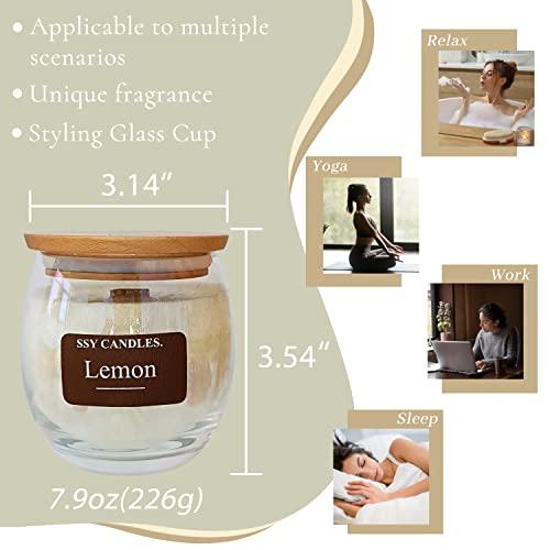 Experience Relaxation with Our Scented Jar Candle - 100% Natural Soy Wax, Burns up to 45 Hours, Aromatherapy Candle Gift for Any Occasion 4