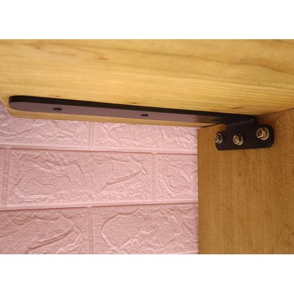 HWHP Zone - Shelf Brackets I Shape Shelving Brackets Wall Mounted Right Angle Shelf Supporters, Heavy Duty, 10 Inches 2 Counts. 1