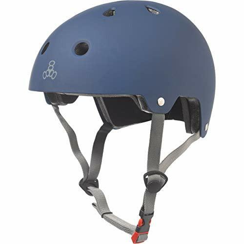 Triple 8 Brainsaver EPS Unisex Rubber Helmet, Blue, S/M 0