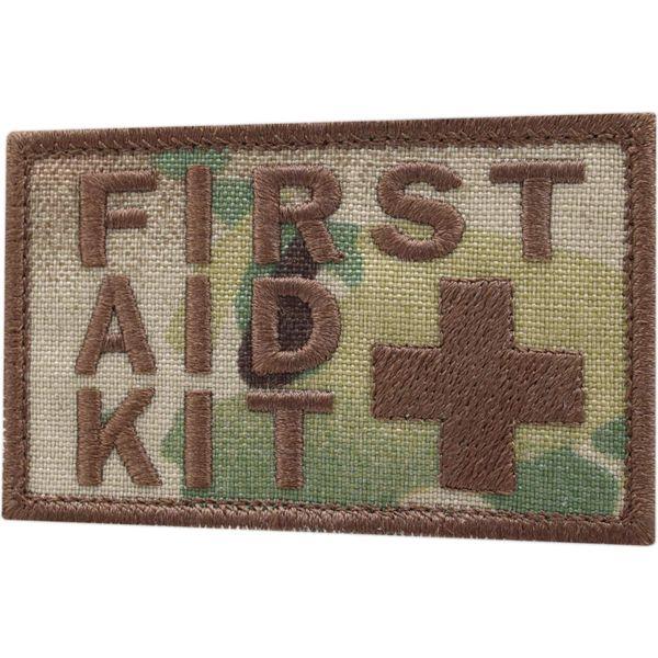 LEGEEON Multicam First Aid Kit 2x3.25 IFAK Medic MED Trauma Paramedic Morale Fastener Patch 0