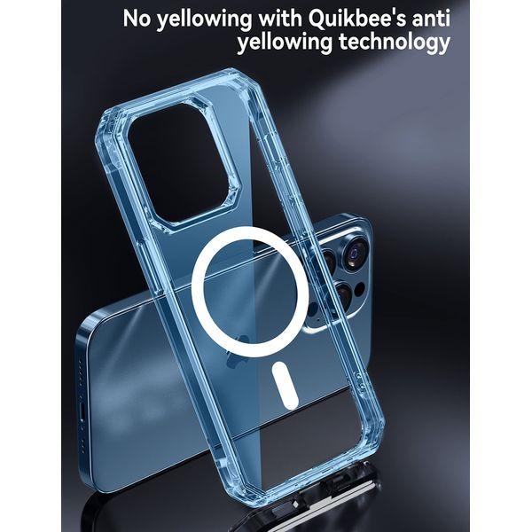 Quikbee magnetic case for iPhone 13 [SGS Military Shockproof] Wireless charging support, shockproof and non-slip protective iPhone 13 case - Blue 2
