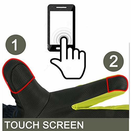 LORYLOLY Touch Screen Ski Gloves for Men & Women, Anti-Slip -40? Winter Warm Snow Mitten for Adult, Waterproof Windproof Cold Weather Thermal Gloves for Skating Skiing Snowboard Snowball Fight 3