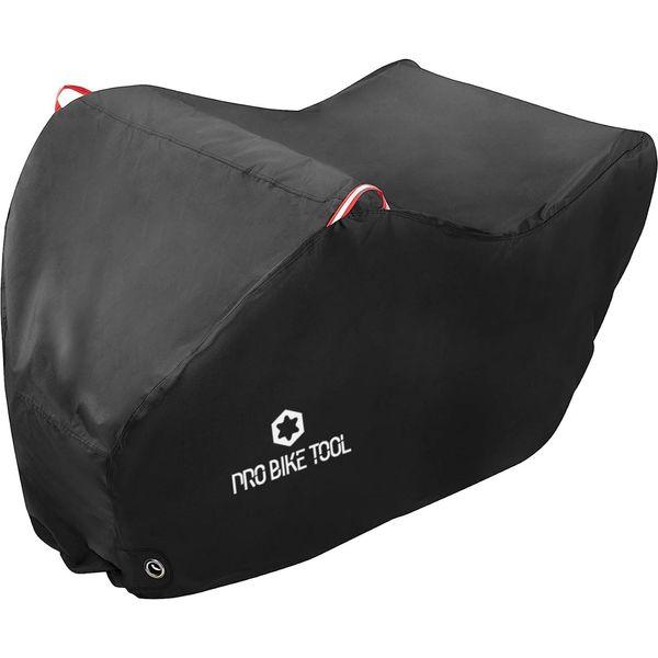Pro Bike Cover for Outdoor Bicycle Storage - Heavy Duty Ripstop Material, Waterproof & Anti-UV (Travel - Large for 1 Bike) 0