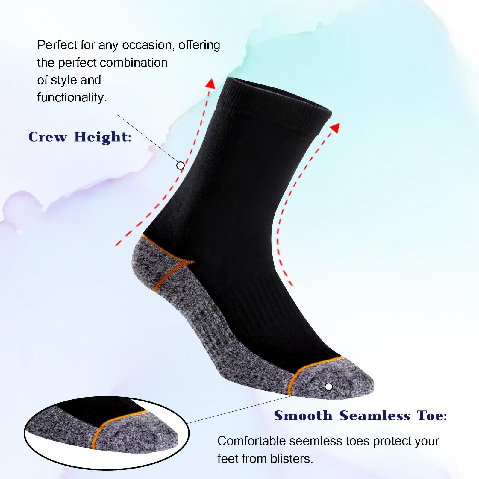 Jzy Qzn Copper Antibacterial Athletic Socks for Men and Women-Moisture Wicking, Nonslip Cushion Ankle Socks 2