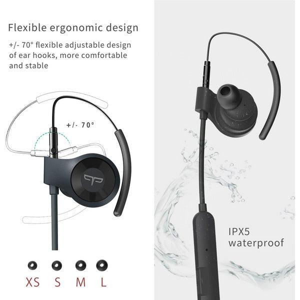 Origem HS-3pro Bluetooth Headphones, Wireless Sport Earphones with HDR Audio, Strong Bass, Built-in Microphone, Bluetooth 5.0 with mic, IPX5 Waterproof, Magnetic Earbud for Sports, Workout, Gym 4