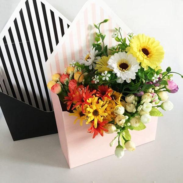 12 Pcs Fold Flower Box Paper Wrapping Party Wedding Gift Boxes- 4