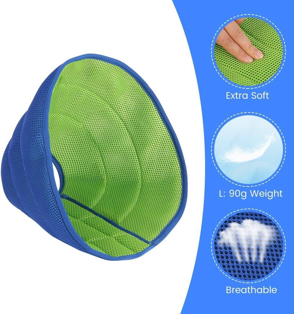 Large Dog Soft Dog Cone Recovery Collars & Cones after Surgery for Medium Large Dogs, Comfy Ecollars to Stop Licking, Adjustable, Dog Ecollars for Recovery 4