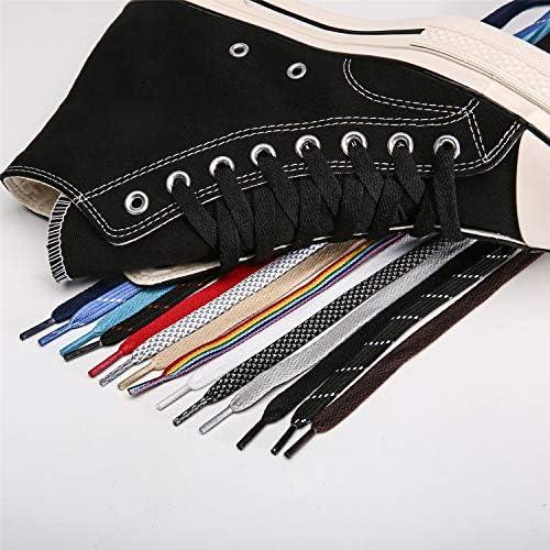 FILWO Shoe Laces Flat Trainer Shoelaces - Flat Trainer Shoes Laces Working Shoelaces Replacements, Sneakers Lace Men Women Adults Kids Laces Neon Green 150 CM 1Pairs 2