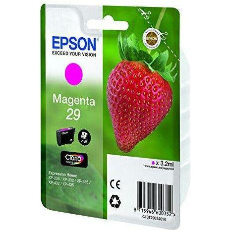 Epson Claria No.29 Home Strawberry Standard Ink Cartridge, Magenta, Genuine, Amazon Dash Replenishment Ready 1