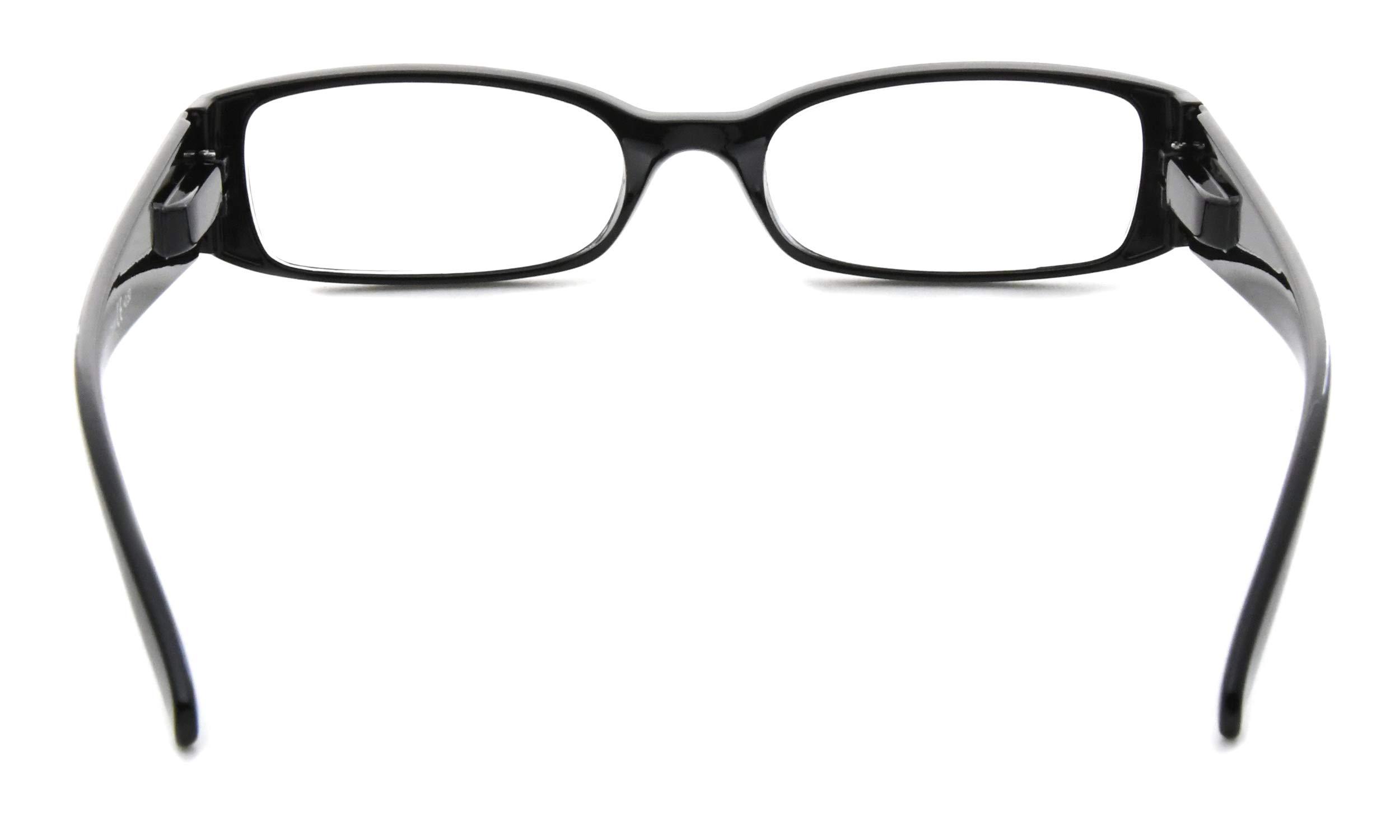 Eyekepper 5 Pairs Reading Glasses for Women Reading +3.00 Black Frame Reading Eyeglasses 9