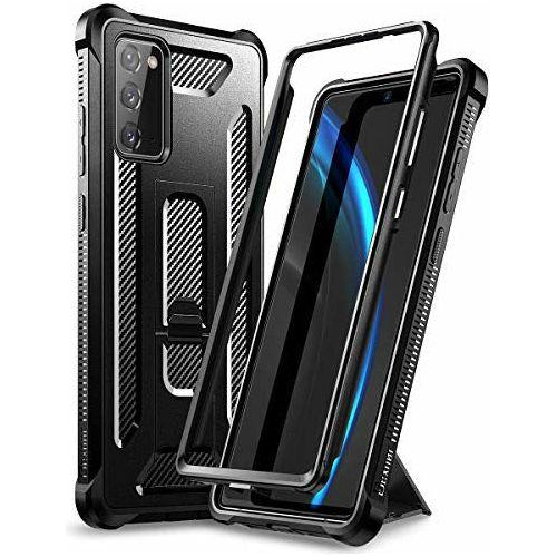 Dexnor Compatible with Samsung Galaxy Note 20 5G Case 6.7'' (2020) Military-grade full body protection Cover Shockproof Bumper with stand, without built-in screen protector - Black 0