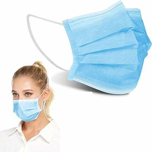 1Above 50pk- Disposable 3-Layer Face Masks, High Filterability, Sutaible For Sensitive Skin 0