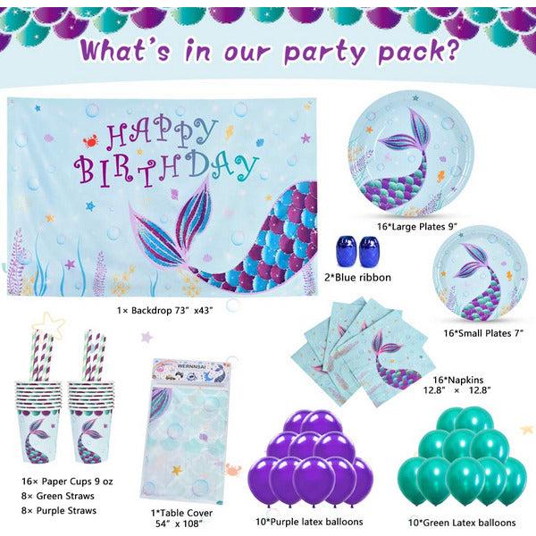 Video Game Birthday Party Decoration - Game Theme Party Supplies Tableware Set for Boys Happy Birthday Backdrop Balloons Reusable Plates Cups Napkins Straws Tablecloth Serves 16 Guests 104 PCS 1