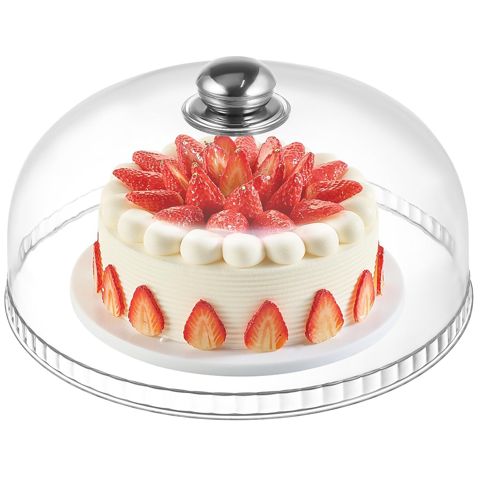 TOYANDONA Cake Dome Cover Plastic Dessert Cheese Cloche Dome Cake Display Stand Cover Food Tent 2