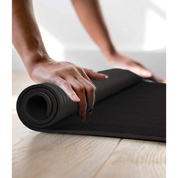 TENBOOM Yoga Mat, Thick 10mm Exercise Mat For Home Gym Mat for Man or Woman, Eco Friendly, Non-Slip Thick Yoga Mat with Carry Strap for Yoga, Pilates and Gymnastics 2