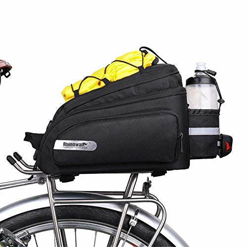 UBORSE Bike Pannier Bag Waterproof Bicycle Trunk Bag 12L Bike Rear Rack Carrier Bag Cycling Storage Pouch with Rain Cover 0