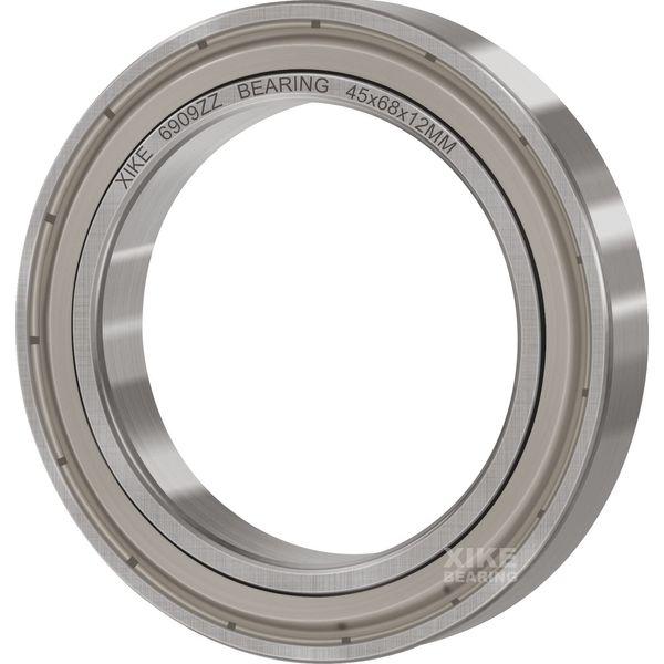 XIKE 6909ZZ Ball Bearings 45x68x12mm Bearing Steel and Metal seals, Pre-Lubricated, 6909-2Z Deep groove ball bearing with seals or shields, Pack of 10. 4