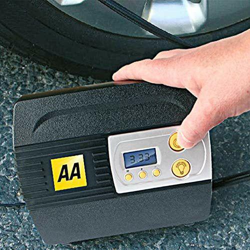 AA 12V Digital Tyre Inflator with Adapters, Packaging May Vary 2