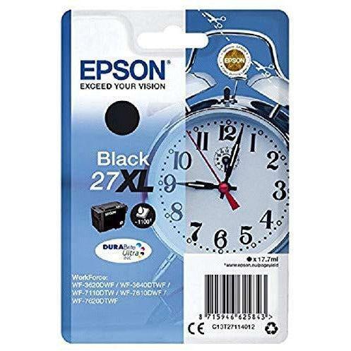 Epson Alarm Clock No.27 XL Series High Capacity Ink Cartridge - Black 0