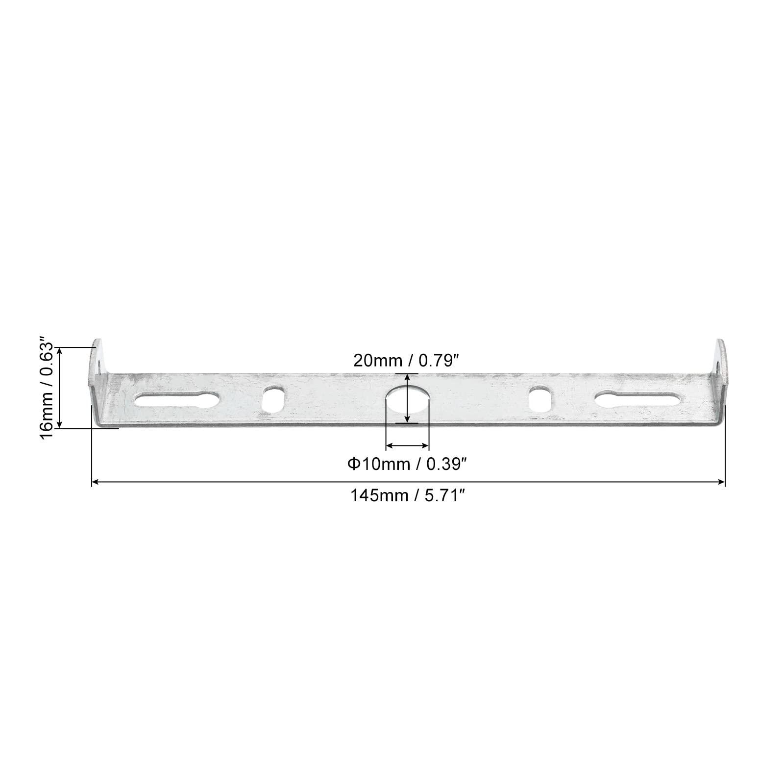 sourcing map Ceiling Light Plate 145x20x16mm Lighting Fixture Mounting Bracket for Home Office Chandelier, 1 Set 6