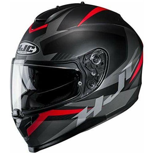 HJC Unisex's NC Motorcycle Helmet, Noir/Gris/Rouge, M 0