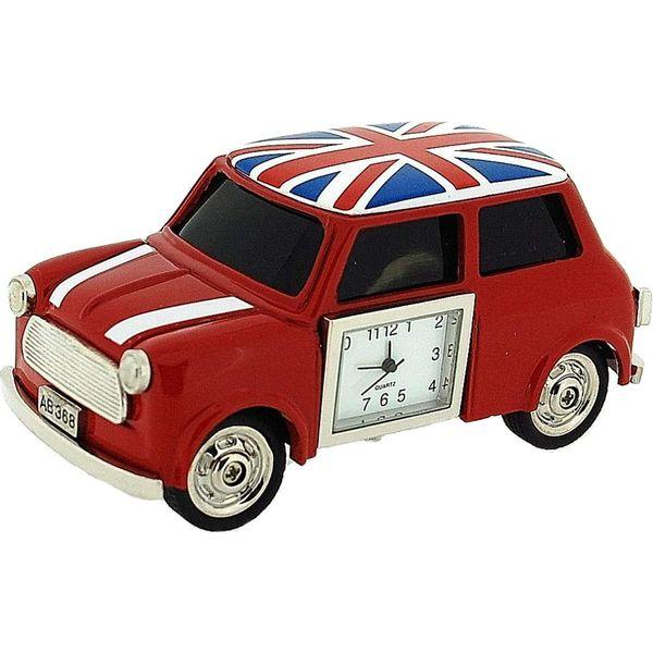 Mini Cooper Miniature Collectible Clock Red with Union Jack 1