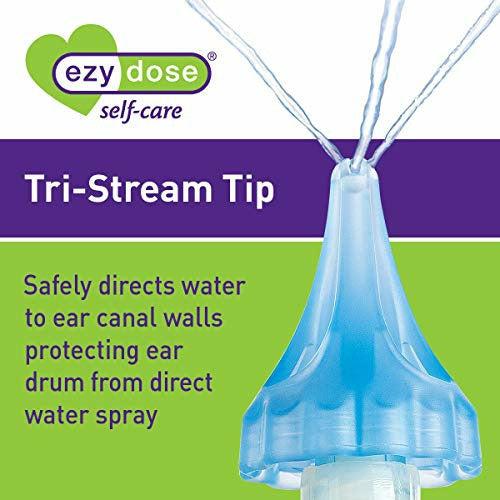 Ear Wax Removal Syringe with Tri-Stream Tip | Safe and Antibacterial | Clean Ears for Earplugs, Hearing Aids and Ear Hygine | Ezy Dose formerly branded Acu-Life | Packaging May Vary 1