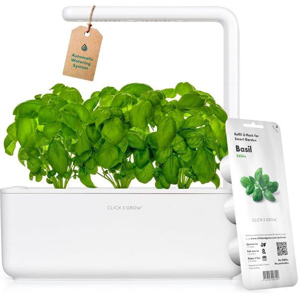 Click and Grow Smart Garden 3 Indoor Gardening Kit (Includes 3 Basil Plant Pods), White 8