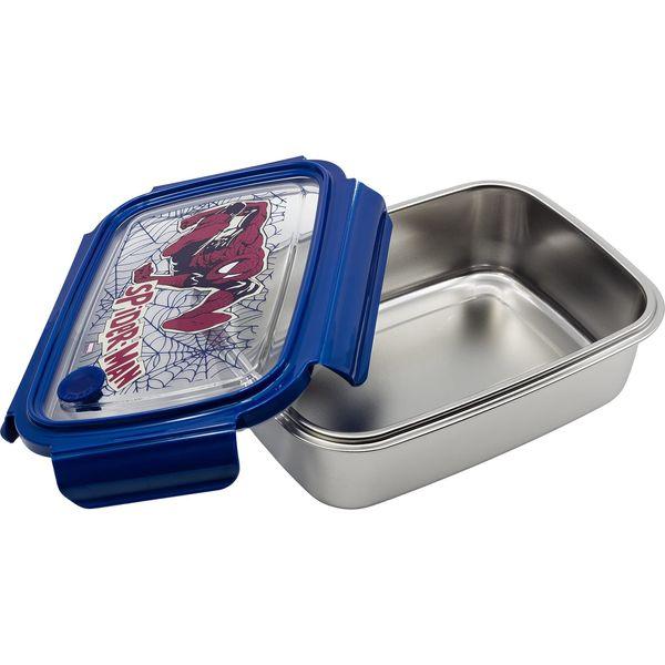 Stor 61367 Rectangular Sandwich Box Large Stainless Steel 1020 ml Spiderman Full Web, one Size 2