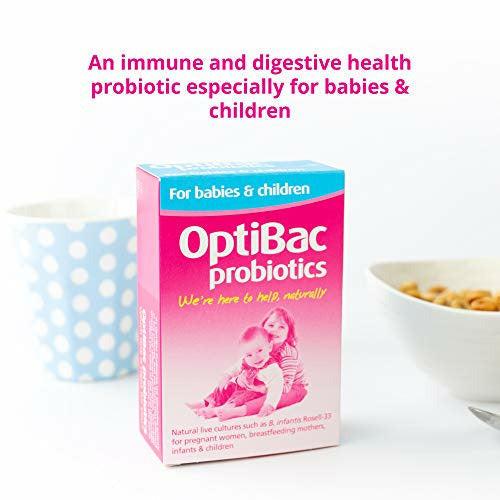 OptiBac for Babies & Children | Daily 3 Billion Friendly Bacteria Flavourless Natural Supplement | Lactobacillus Acidophilus & Bifidobacterium Infantis | One Month Supply | 30 Sachets 4