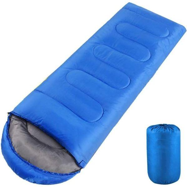 Big Ant Sleeping Bags for Adults, Single Adult Envelope Sleeping Bag for 3 Seasons Lightweight Camping Hiking-Blue
