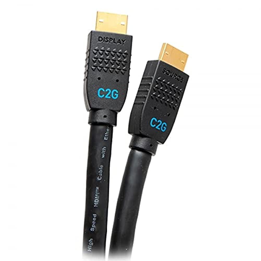 C2G 12ft (3.6m) Performance Series Ultra Flexible Active High Speed HDMI Cable - 4K 60Hz In-Wall, CMG (FT4) Rated Compatible with Xbox, Blu-ray, DVD, PS5, Smart TV, Soundbar, Monitors 1