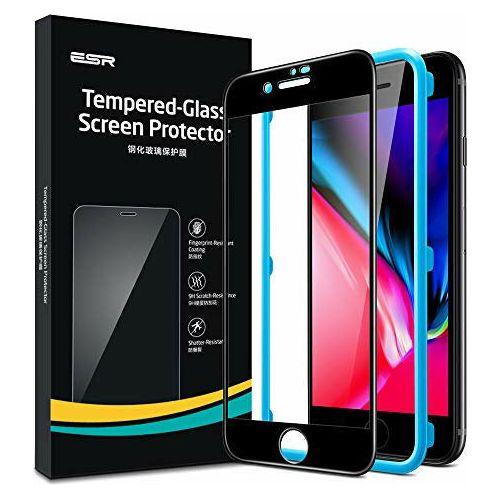 ESR Screen Protector for iPhone 8/7 [3D Curved Edge Full Coverage Protection], Premium Tempered Glass Screen Protector for iPhone 8/7/6s/6, Black 0