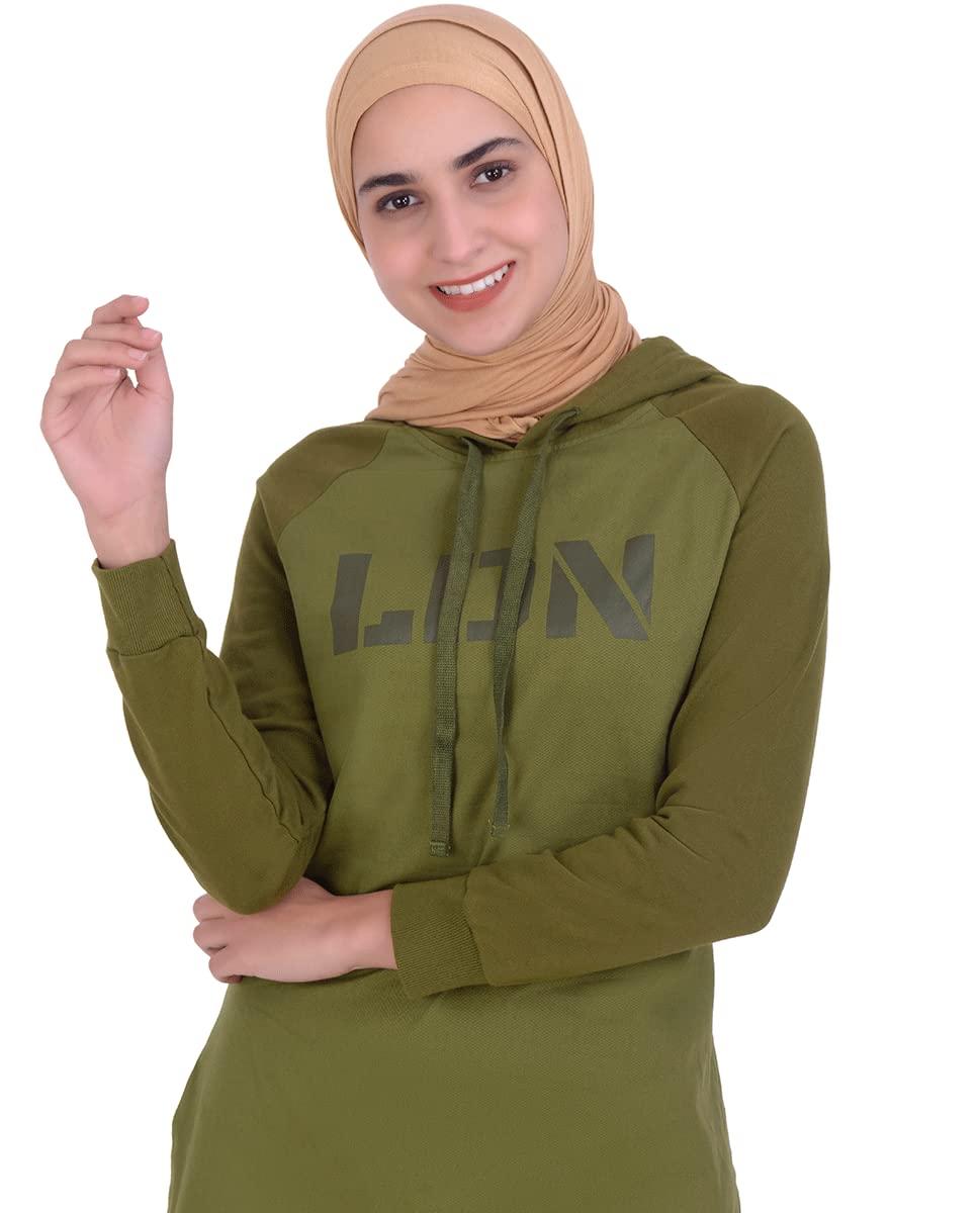 Silk Route Green LDN Print Hoody Medium 3