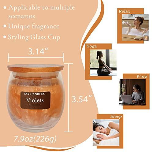 Experience Relaxation with Our Scented Jar Candle - 100% Natural Soy Wax, Burns up to 45 Hours, Aromatherapy Candle Gift for Any Occasion 4