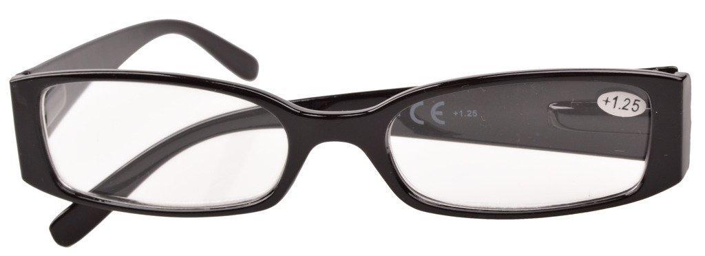 Eyekepper 5 Pairs Reading Glasses for Women Reading +3.00 Black Frame Reading Eyeglasses 8