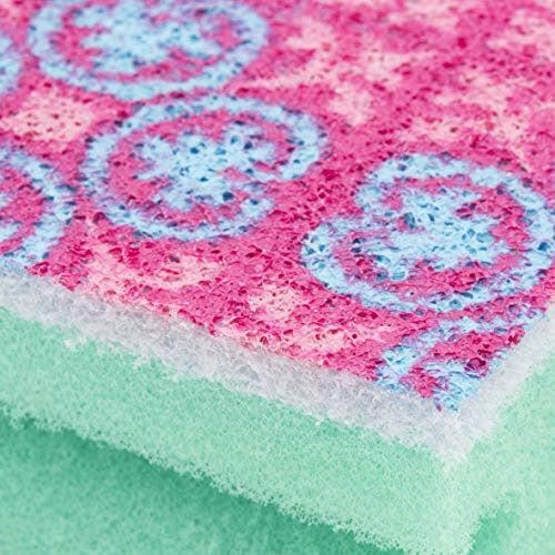 Spontex 2 Non Scratch Washups Mosaik Sponge Scourers, 10 Packs (20 Sponge Scourers) 3