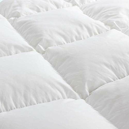 Amazon Brand - Umi White Goose Feather and Down Duvet with 100% Cotton Down Proof Fabric (10.5 Tog, Double) 2