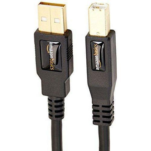 AmazonBasics USB 2.0 A-Male to B-Male cable with Gold-plated connectors (3 m/10 Feet) 2