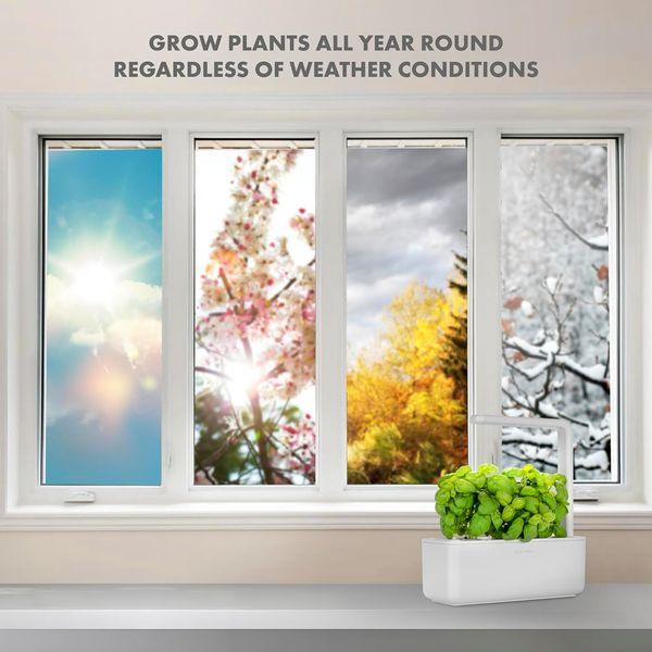 Click and Grow Smart Garden 3 Indoor Gardening Kit (Includes 3 Basil Plant Pods), White 4