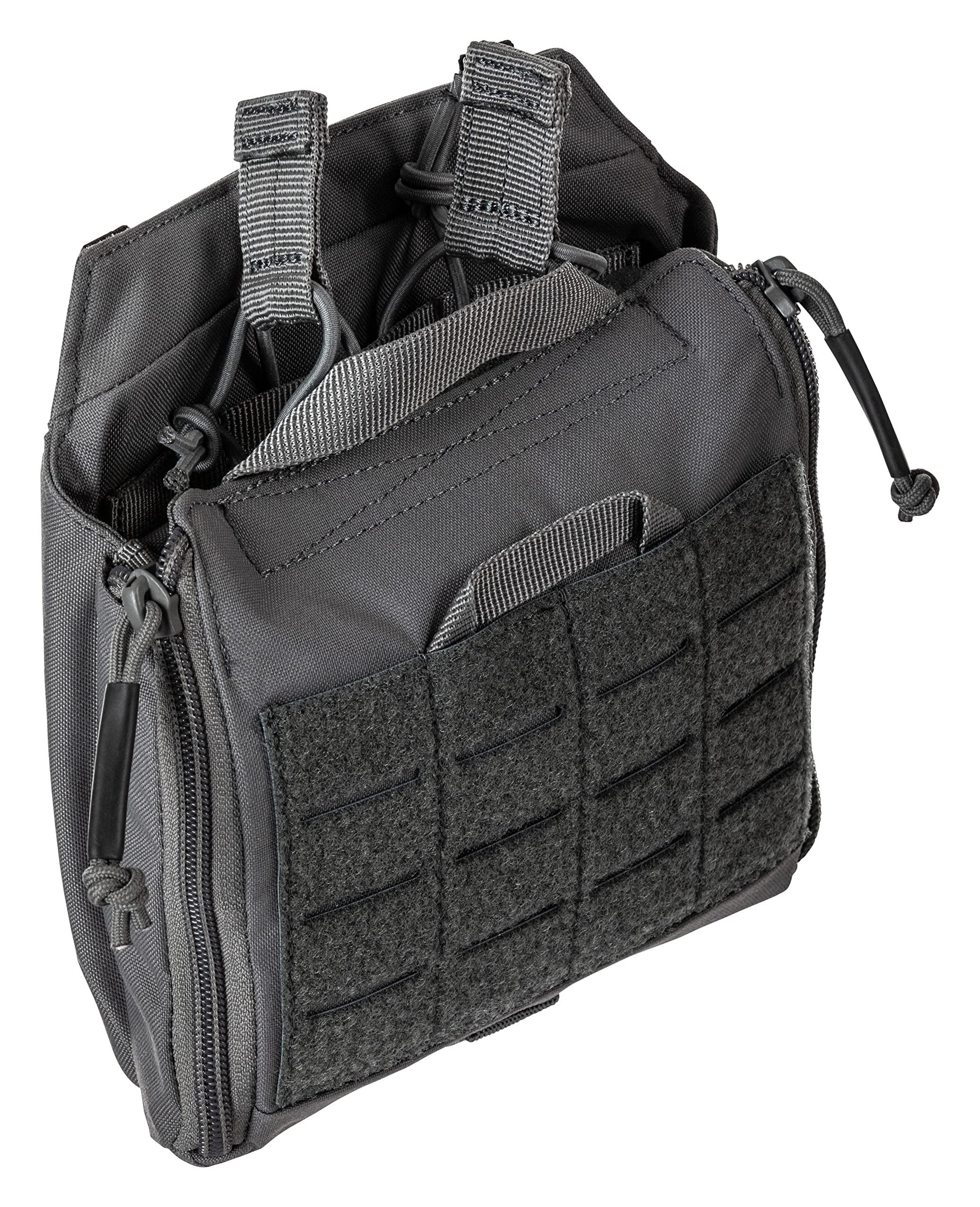 5.11 Tactical Unisex Flex TacMed Pouch, Zip Pocket Attachable Bag, Storm, Style # 56662 2