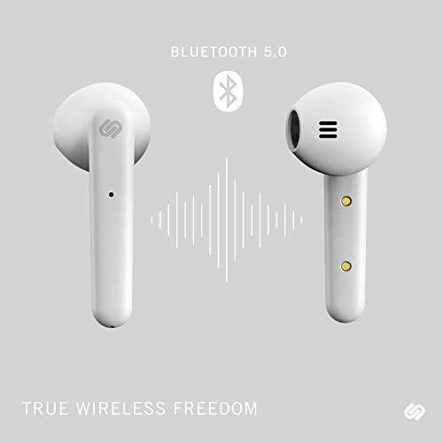 Urbanista Stockholm True Wireless Earbuds 14H Playtime Bluetooth 5.0 with Charging Case, Touch Controls & Dual Mic Earphones Compatible with Android and IOS - White 2