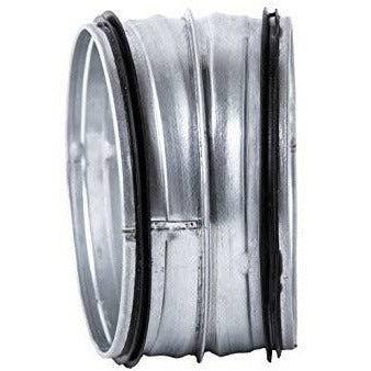 Ã 150 mm / 6'' 15Â° Elbow Pressed Bend Duct Fitting For Circular Spiral Ducting Made Of Galvanised Steel 3