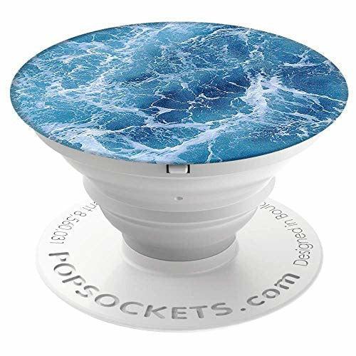 Popsockets Popgrip - [Not Swappable] Expanding Stand and Grip for Smartphones and Tablets - Ocean From The Air 0