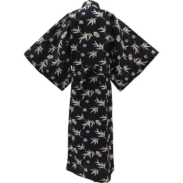 Mens Yukata (With an Obi Belt), Wave Nv L, Large 3