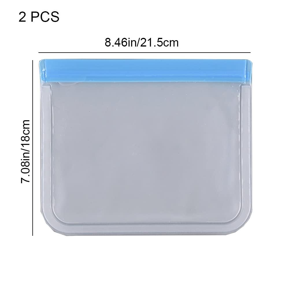 2 Pcs Airport Security Liquids Bags Waterproof Toiletry Bags Clear Travel Bags for Women and Kids 1