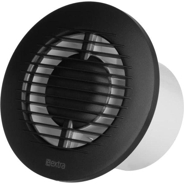 EUROPLAST Ø 100mm / 4 inch Bathroom Fan with Round Front - Quiet Fan - Plastic - Anthracite 0